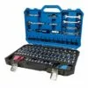 Kobalt 129-Piece Standard (SAE) and Metric Combination Polished Chrome Mechanics Tool Set (1/4-in; 3/8-in) - Hand Tools