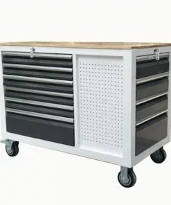 Kobalt 3000 Series 48-in W x 37-in H 10-Drawer Steel Rolling Tool Cabinet (White) - Tool Storage & Work Benches