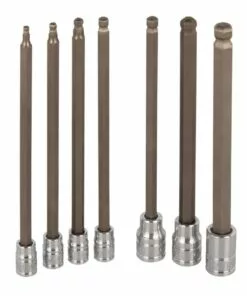 Kobalt 7-Piece 1/4-in; 3/8-in Drive Set Hex Bit Standard (SAE) Driver Socket Set - Hand Tools