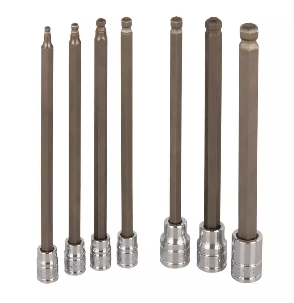 Kobalt 7-Piece 1/4-in; 3/8-in Drive Set Hex Bit Standard (SAE) Driver Socket Set - Hand Tools