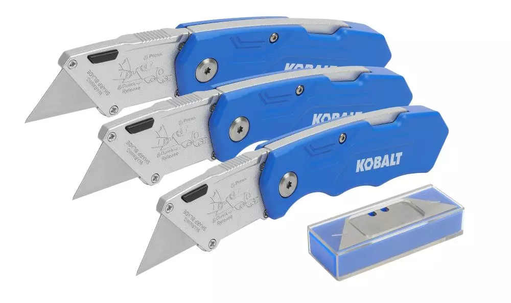 Kobalt 13-Blade Folding Utility Knife - Hand Tools