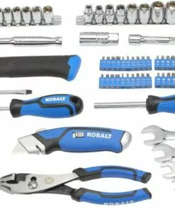 Kobalt 89-Piece Standard (SAE) Polished Chrome Mechanics Tool Set (3/8-in) - Hand Tools