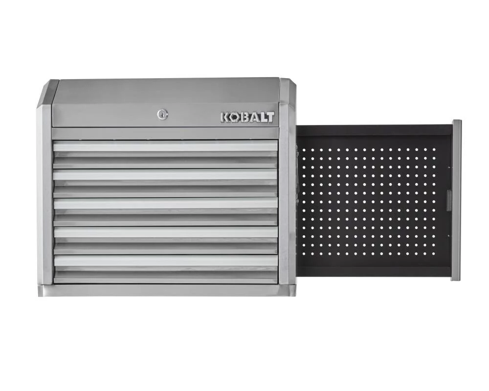 Kobalt 3000 Series 27-in W x 23.2-in H 5-Drawer Stainless Steel Tool Chest (Stainless Steel) - Tool Storage & Work Benches - Image 9