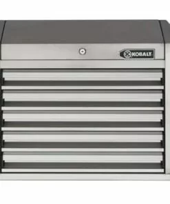 Kobalt 3000 Series 27-in W x 23.2-in H 5-Drawer Stainless Steel Tool Chest (Stainless Steel) - Tool Storage & Work Benches