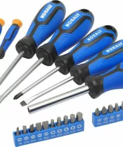 Kobalt 29-Piece Plastic Handle Magnetic Set Multi-bit Screwdriver Set - Hand Tools