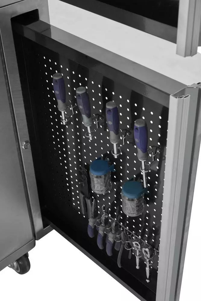 Kobalt 3000 Series 41-in W x 41-in H 11-Drawer Stainless Steel Rolling Tool Cabinet (Stainless Steel) - Tool Storage & Work Benches - Image 15