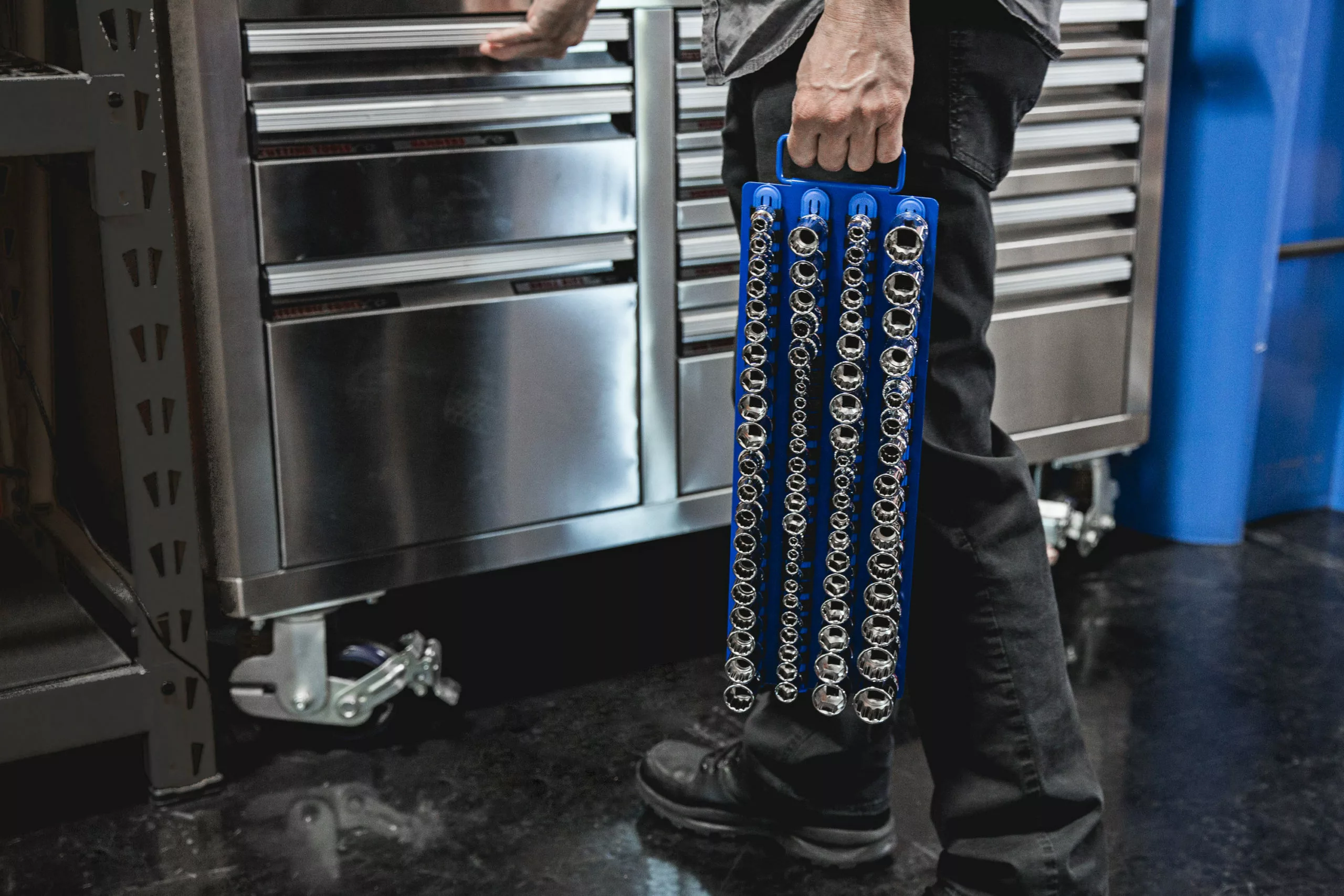 Kobalt Steel Multiple Drive Socket Storage - Tool Storage & Work Benches - Image 7