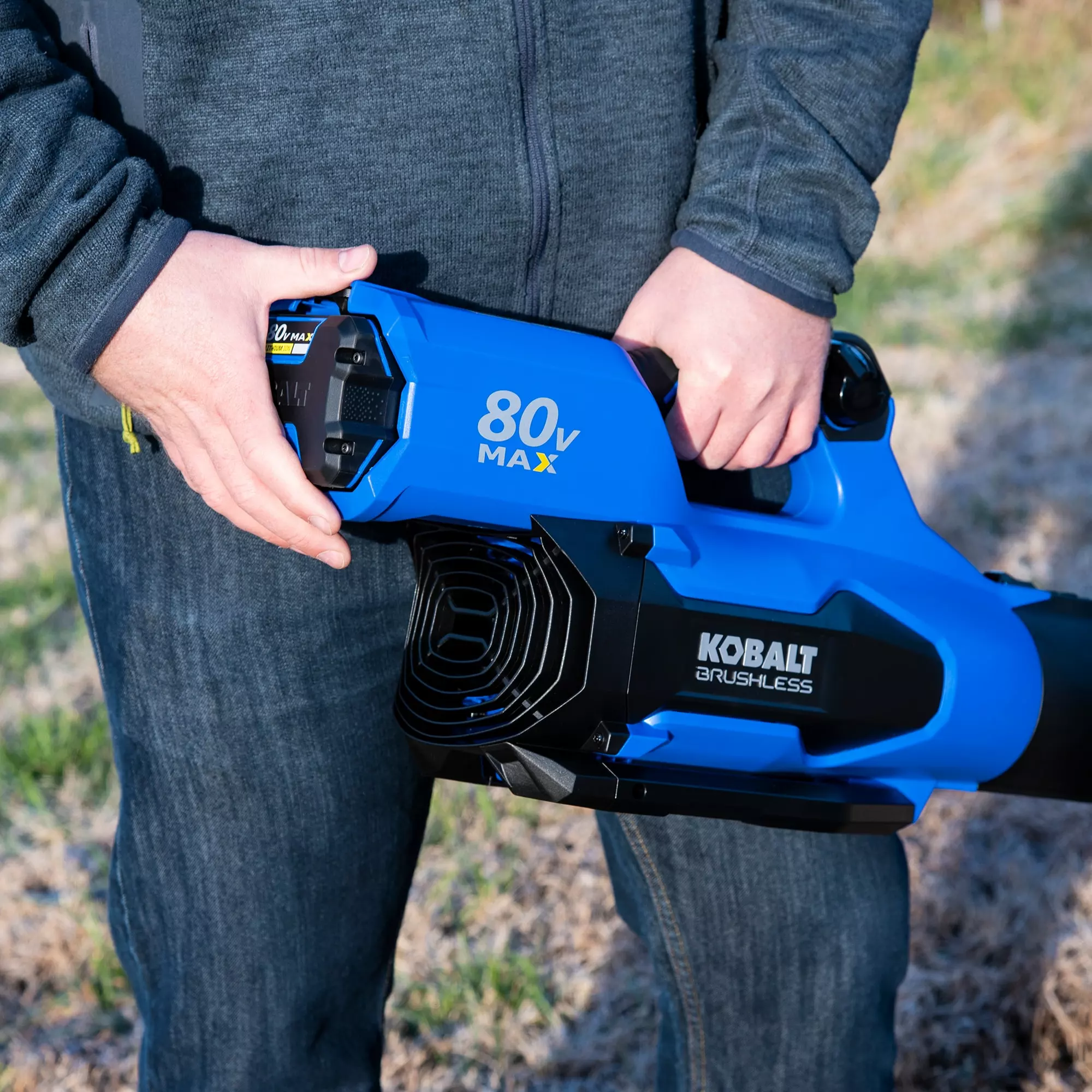 Kobalt 80-volt Max 630-CFM Brushless Handheld Cordless Electric Leaf Blower (Tool Only) - Outdoor Tools & Equipment - Image 9