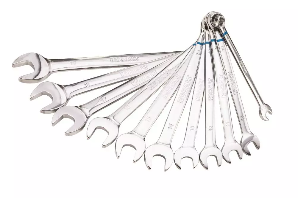 Kobalt 11-Piece Set 12-point Metric Standard Combination Wrench Set - Hand Tools