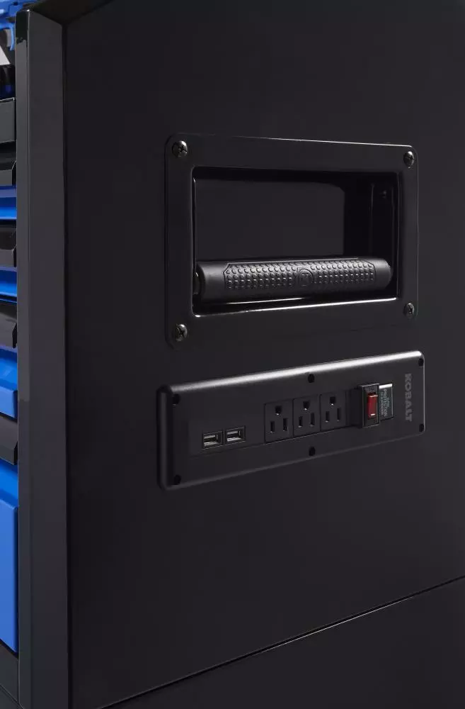 Kobalt 3000 Series 41-in W x 37.5-in H 8-Drawer Steel Rolling Tool Cabinet (Black) - Tool Storage & Work Benches - Image 15