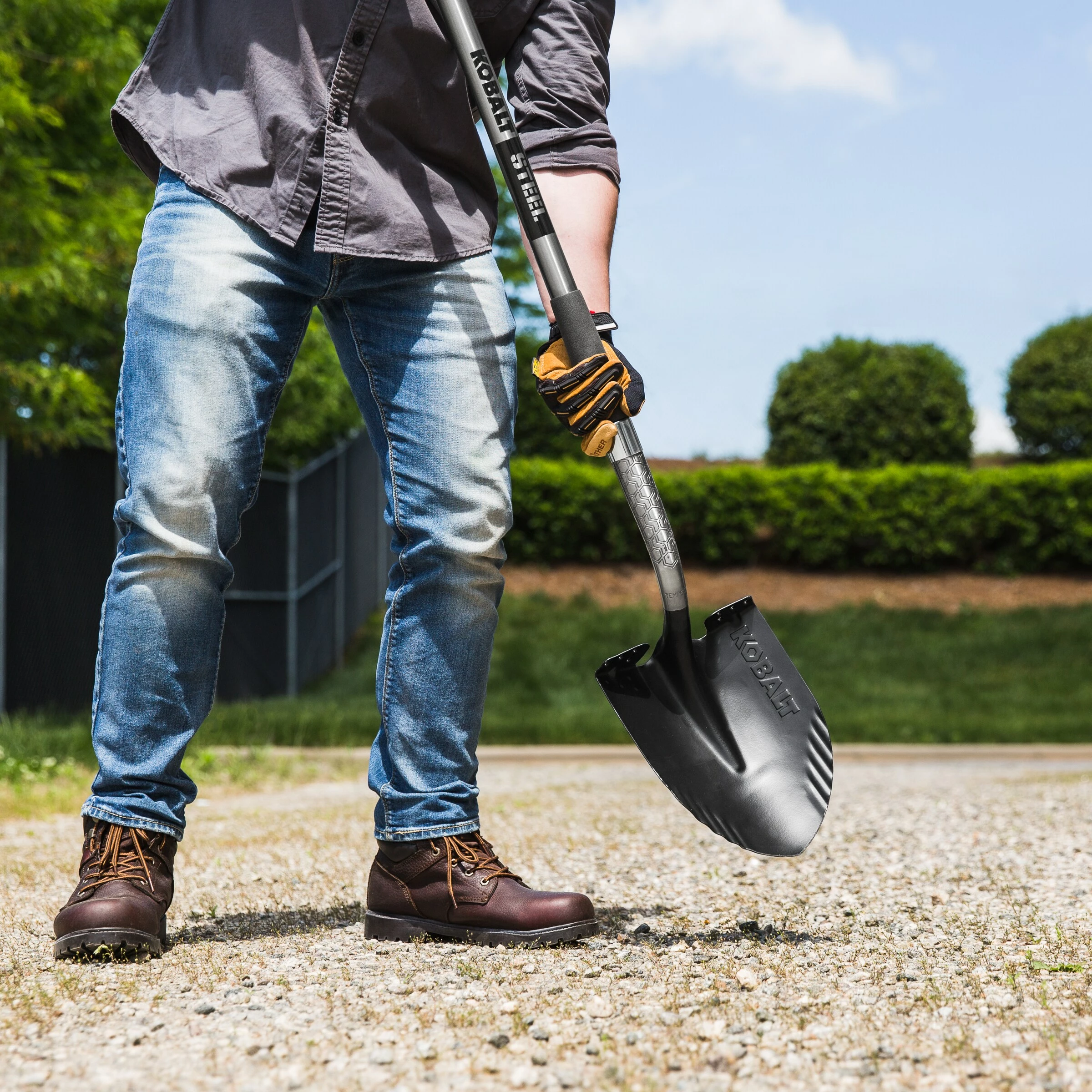 Kobalt 48-in Steel Handle Digging Shovel - Outdoor Tools & Equipment - Image 4