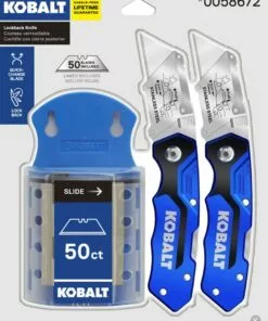 Kobalt 18mm 52-Blade Folding Utility Knife - Hand Tools