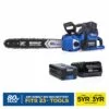 Kobalt 80-Volt Max 18-in Brushless Cordless Electric Chainsaw 5 Ah (Battery & Charger Included) - Outdoor Tools & Equipment
