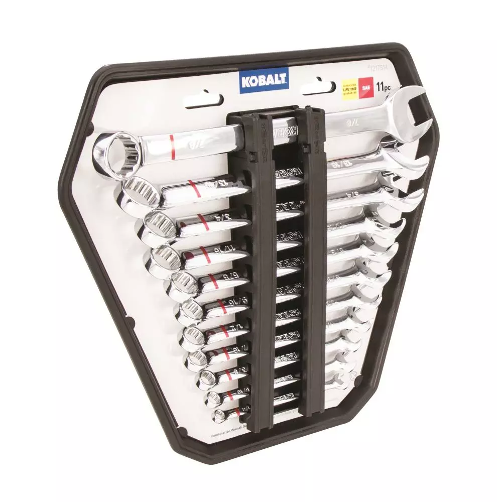 Kobalt 11-Piece Set 12-point Standard (SAE) Standard Combination Wrench Set - Hand Tools - Image 3