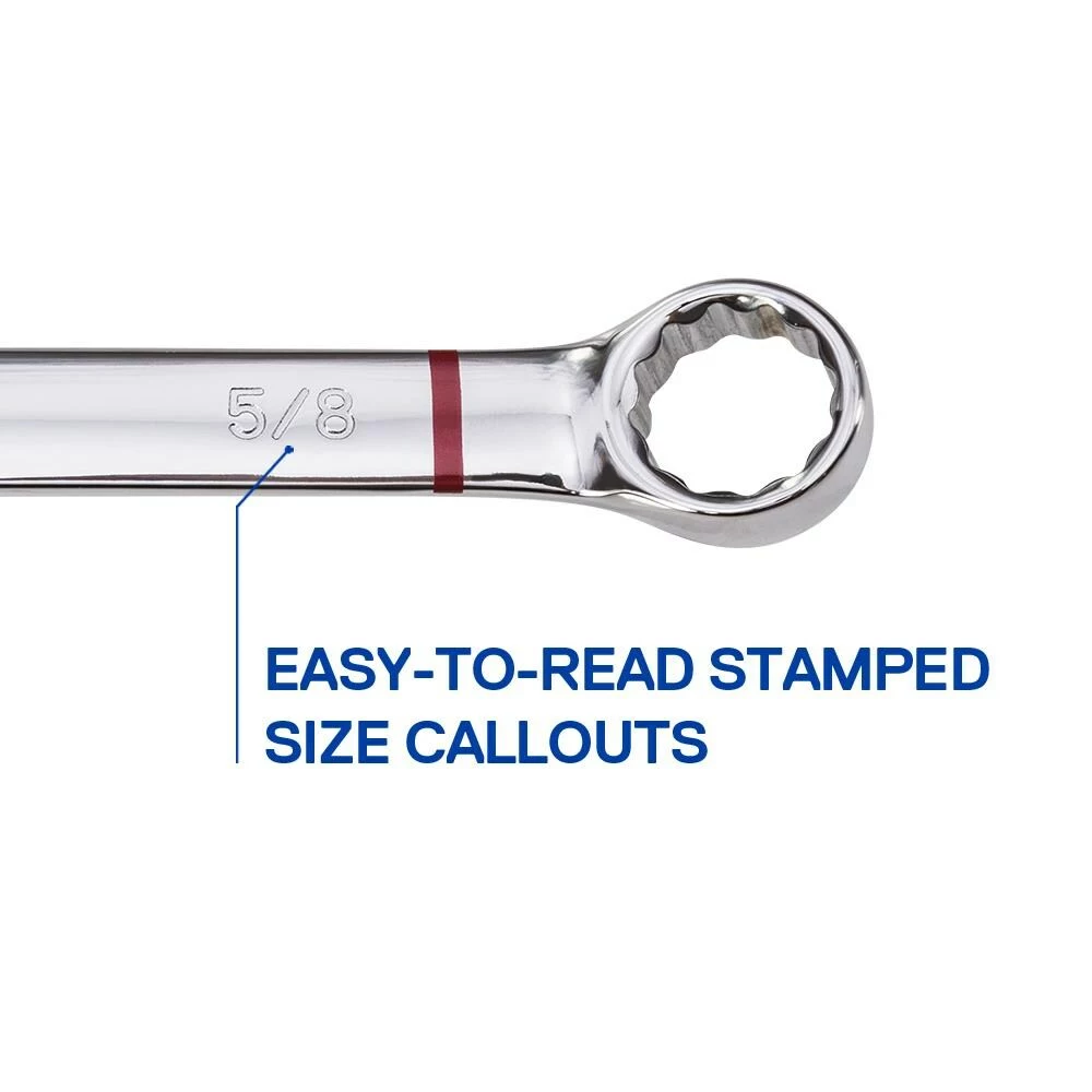 Kobalt 11-Piece Set 12-point Standard (SAE) Standard Combination Wrench Set - Hand Tools - Image 6