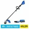 Kobalt 40-Volt Max 16-in Straight Cordless String Trimmer with Attachment Capable and (Battery Included) - Outdoor Tools & Equipment