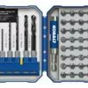 Kobalt 38-Piece Assorted Set Black Oxide Coated Hss Twist Drill Bit Set - Power Tool Accessories