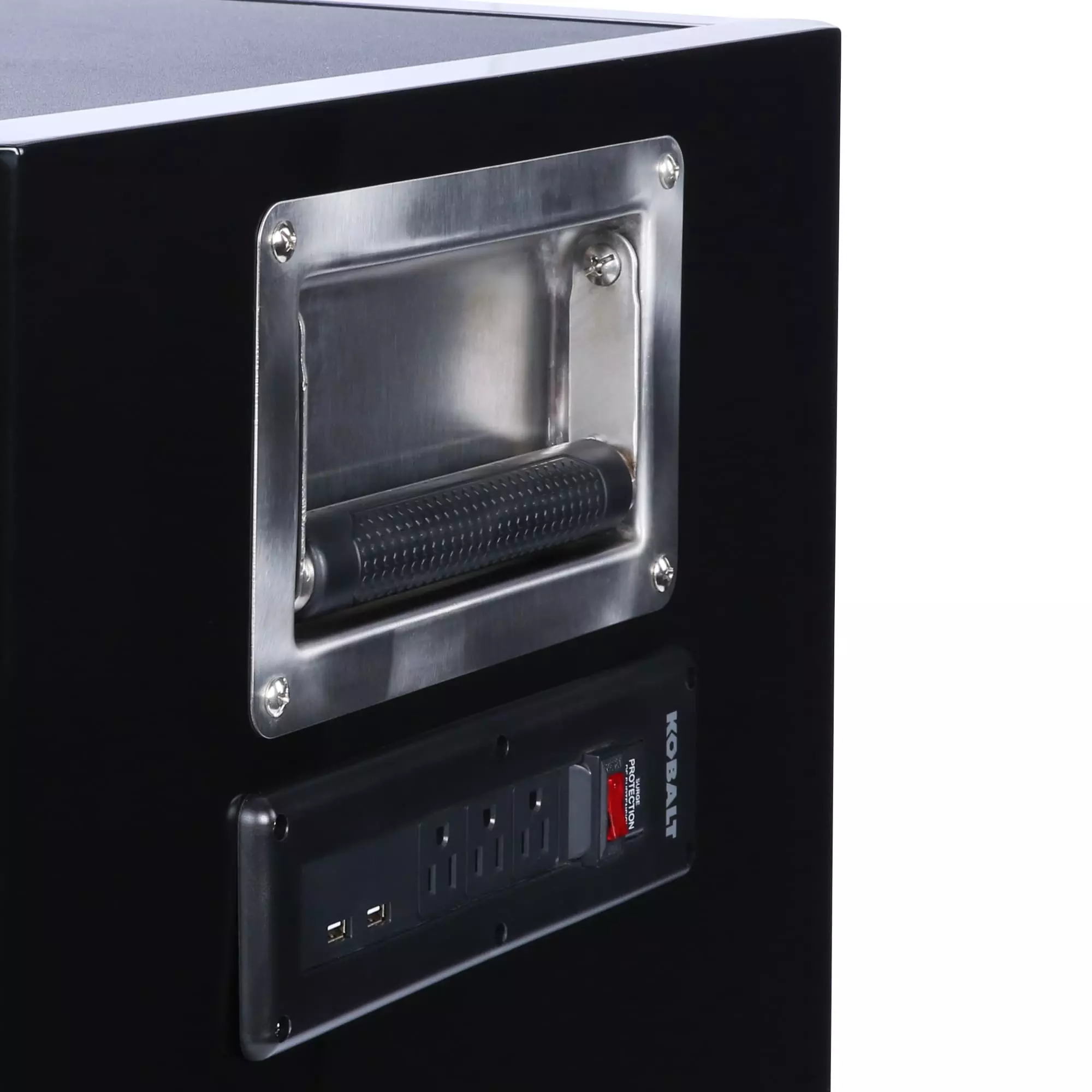 Kobalt 3000 Series 41-in W x 37.5-in H 8-Drawer Steel Rolling Tool Cabinet (Black) - Tool Storage & Work Benches - Image 5