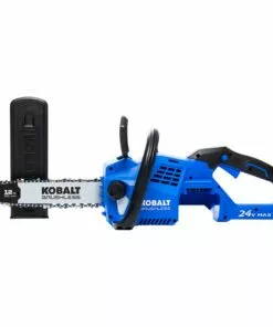 Kobalt 24-volt 12-in Brushless Cordless Electric Chainsaw Ah (Tool Only) - Outdoor Tools & Equipment