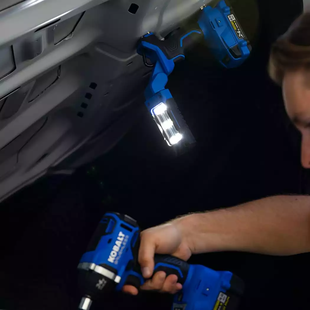 Kobalt 24-volt Max 700-Lumen LED Rechargeable Power Tool Flashlight - Flashlights & Flashlight Bulbs - Image 7