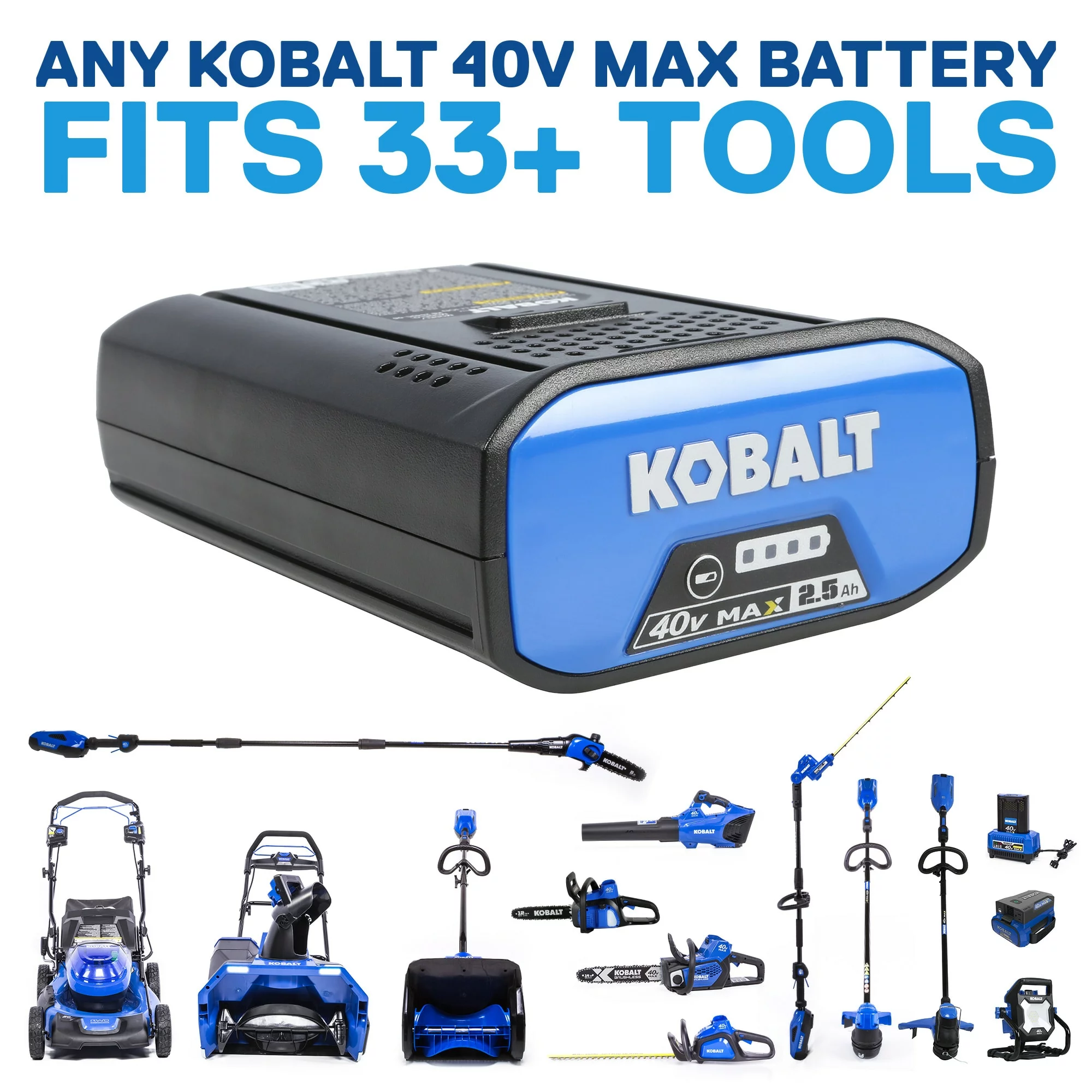 Kobalt 40-Volt Max 8-in Cordless Electric Pole Saw (Battery & Charger Included) - Outdoor Tools & Equipment - Image 9
