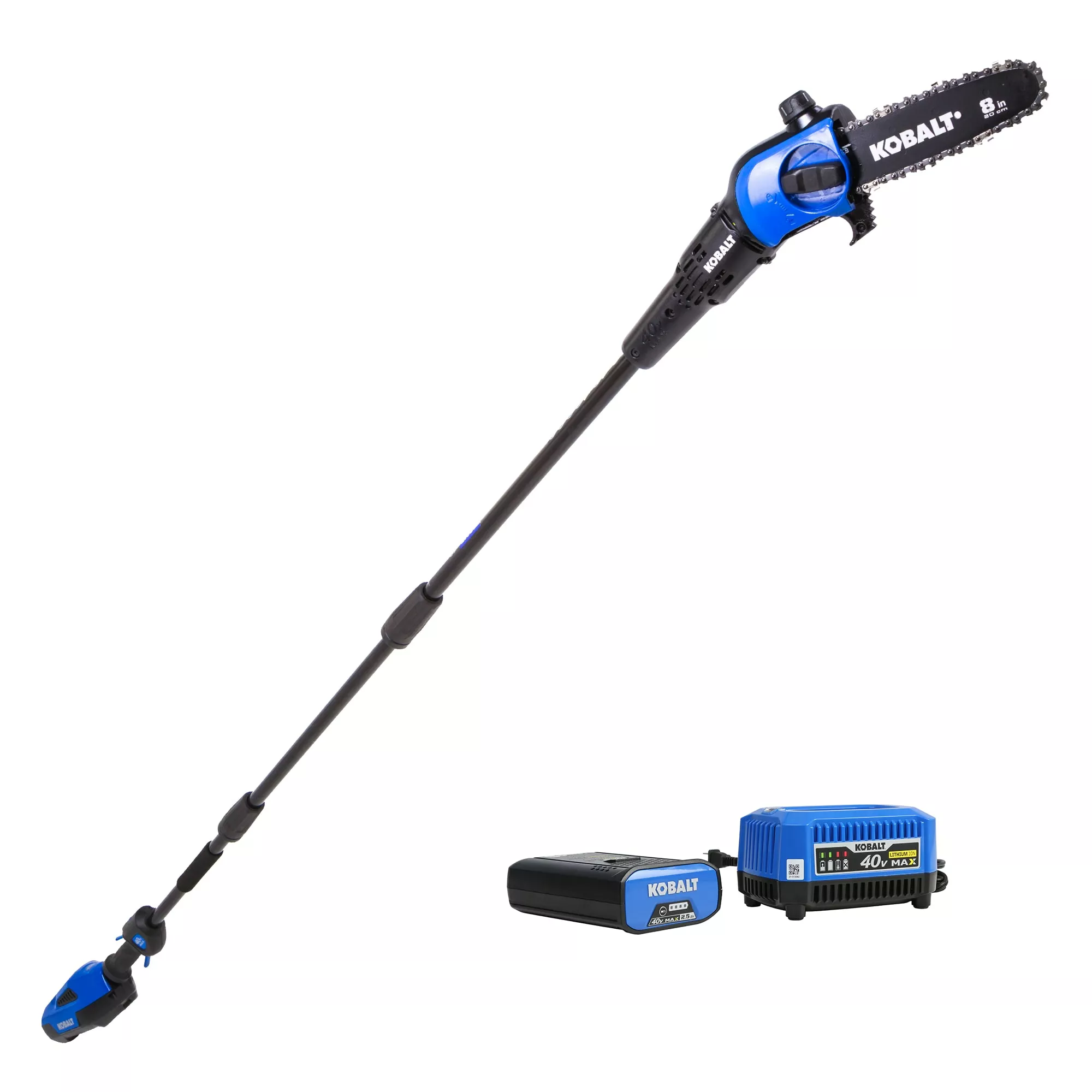 Kobalt 40-Volt Max 8-in Cordless Electric Pole Saw (Battery & Charger Included) - Outdoor Tools & Equipment