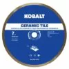 Kobalt 7-in Wet Ceramic Continuous Diamond Saw Blade - Power Tool Accessories