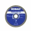 Kobalt 4-in Wet or Dry Porcelain Continuous Diamond Saw Blade - Power Tool Accessories