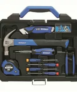 Kobalt 121-Piece Household Tool Set with Folding Case - Hand Tools