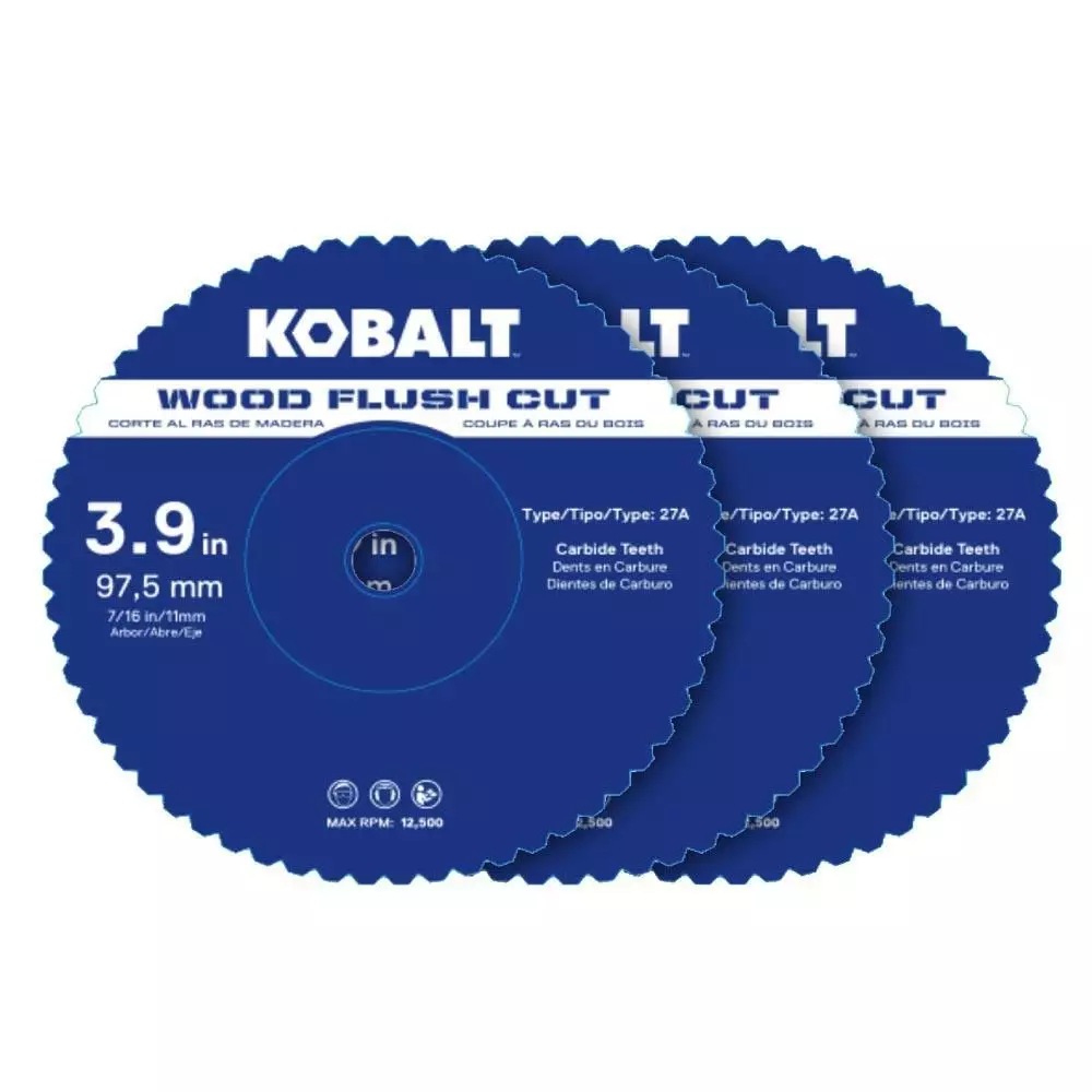 Kobalt 3-Pack 4-in Set High-speed Steel Circular Saw Blade Set - Power Tool Accessories