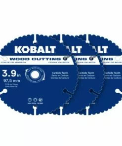 Kobalt 3-Pack 4-in Set High-speed Steel Circular Saw Blade Set - Power Tool Accessories