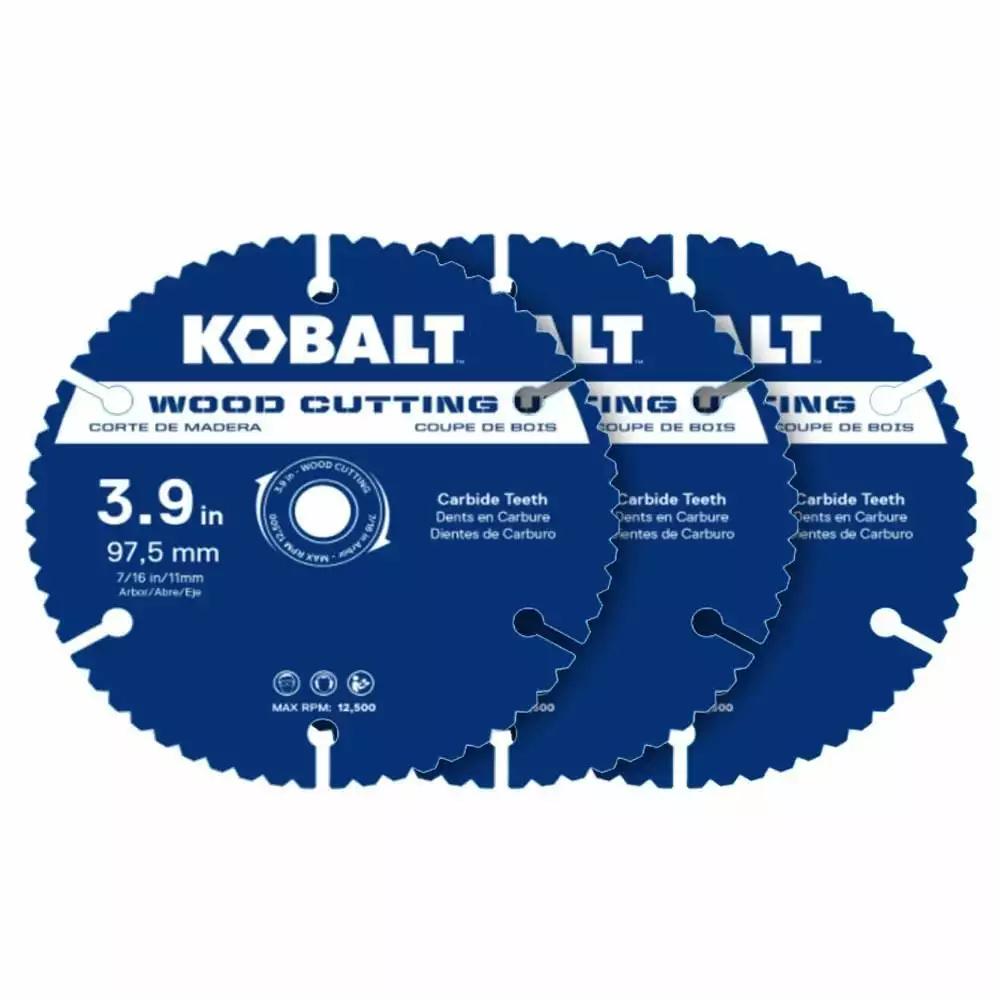 Kobalt 3-Pack 4-in Set High-speed Steel Circular Saw Blade Set - Power Tool Accessories