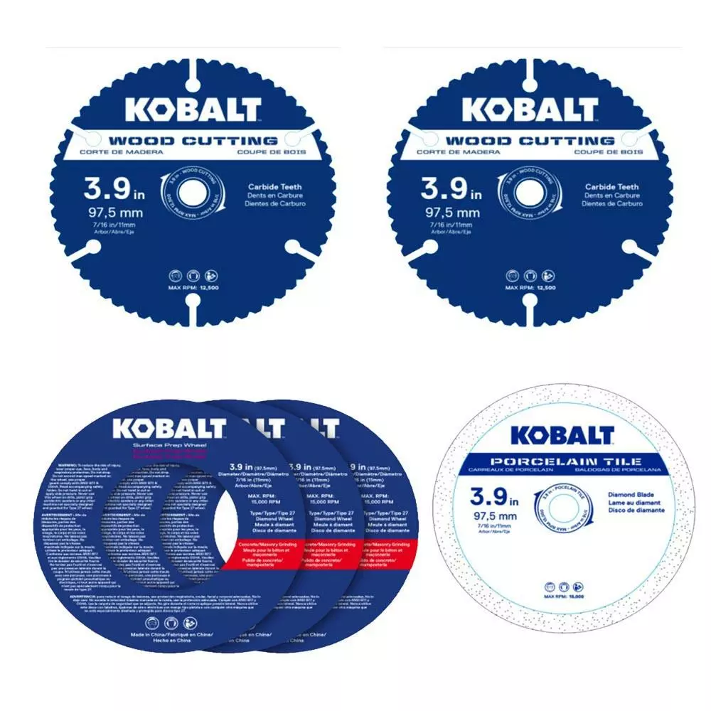 Kobalt 6-Pack 4-in Set High-speed Steel Circular Saw Blade Set - Power Tool Accessories