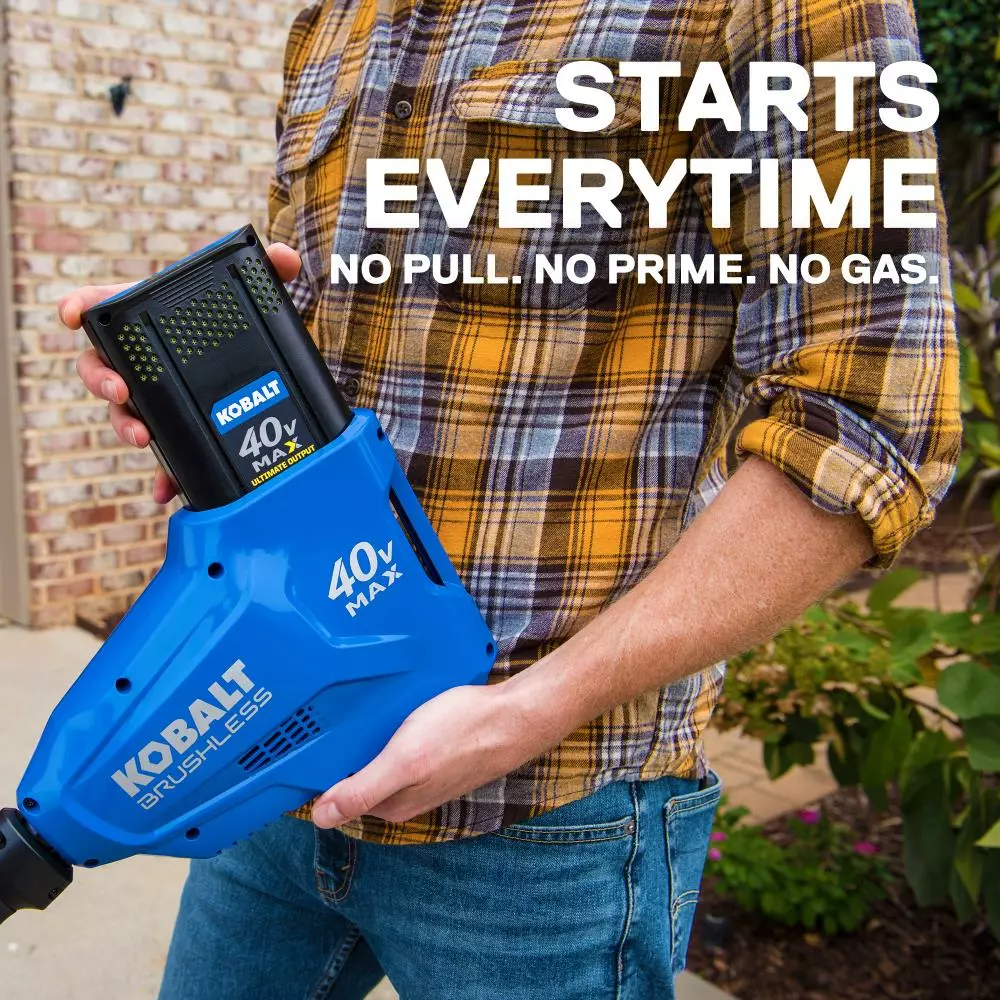 Kobalt 40-Volt Max 16-in Straight Cordless String Trimmer with Attachment Capable and (Battery Included) - Outdoor Tools & Equipment - Image 11