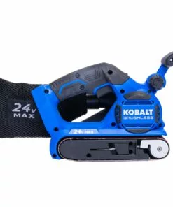 Kobalt Kobalt 24V MAX 24-Volt Brushless Cordless Variable Belt Sander with Dust Management - Power Tools