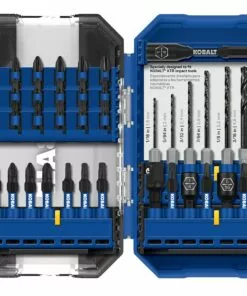 Kobalt XTR Impact Set High-speed Steel Hex Shank Screwdriver Bit Set (40-Piece) - Power Tool Accessories