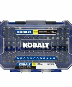 Kobalt 1-in Set Steel Hex Shank Screwdriver Bit Set Screwdriver (100-Piece) - Power Tool Accessories