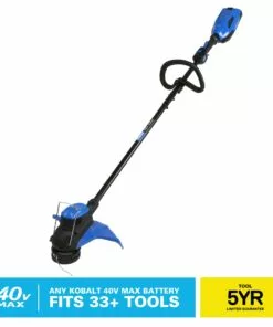 Kobalt 40-volt Max 15-in Straight Cordless String Trimmer (Tool Only) - Outdoor Tools & Equipment