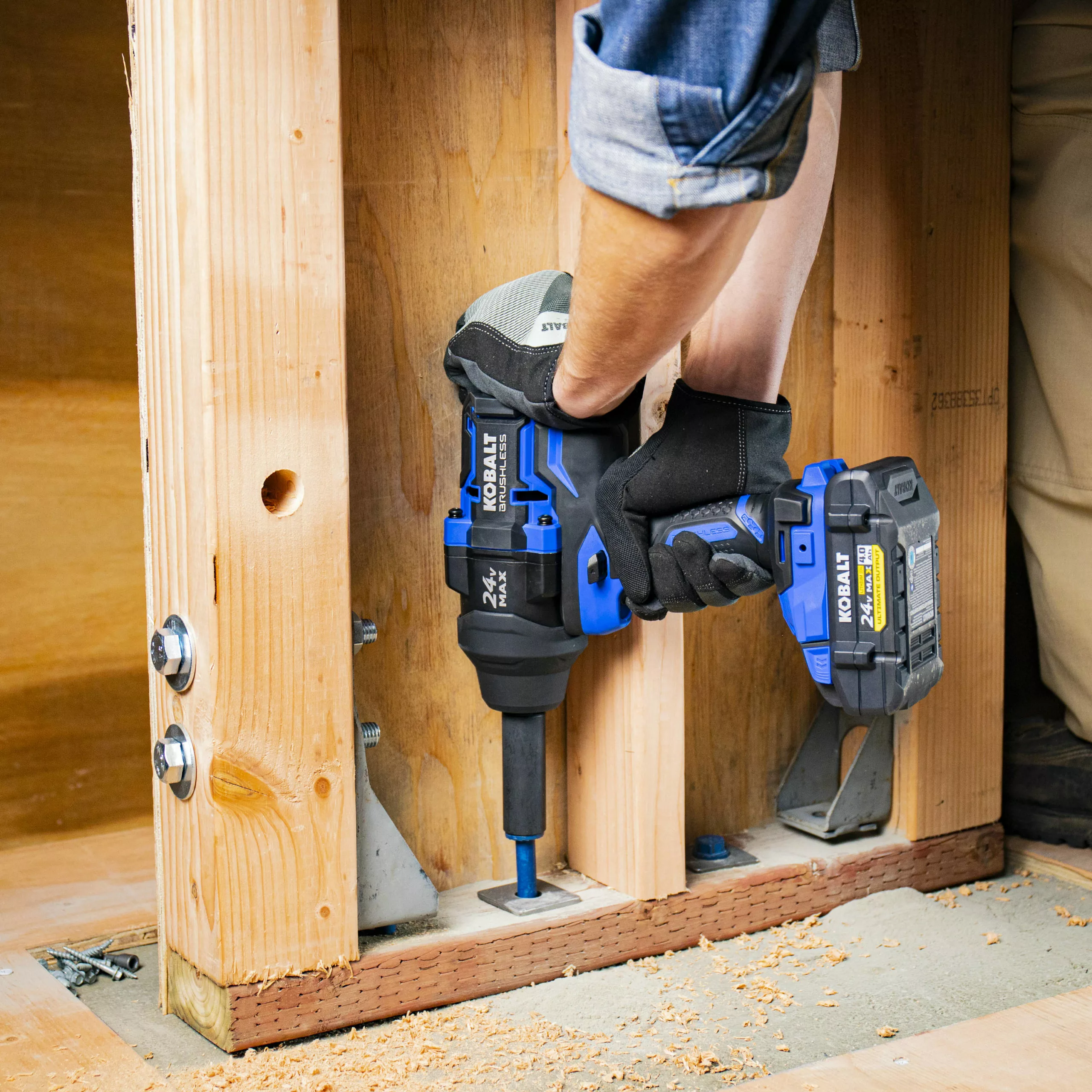 Kobalt 24-Volt XTR Variable Speed Brushless 1/2-in Drive Cordless Impact Wrench (1-Battery Included) - Power Tools - Image 9