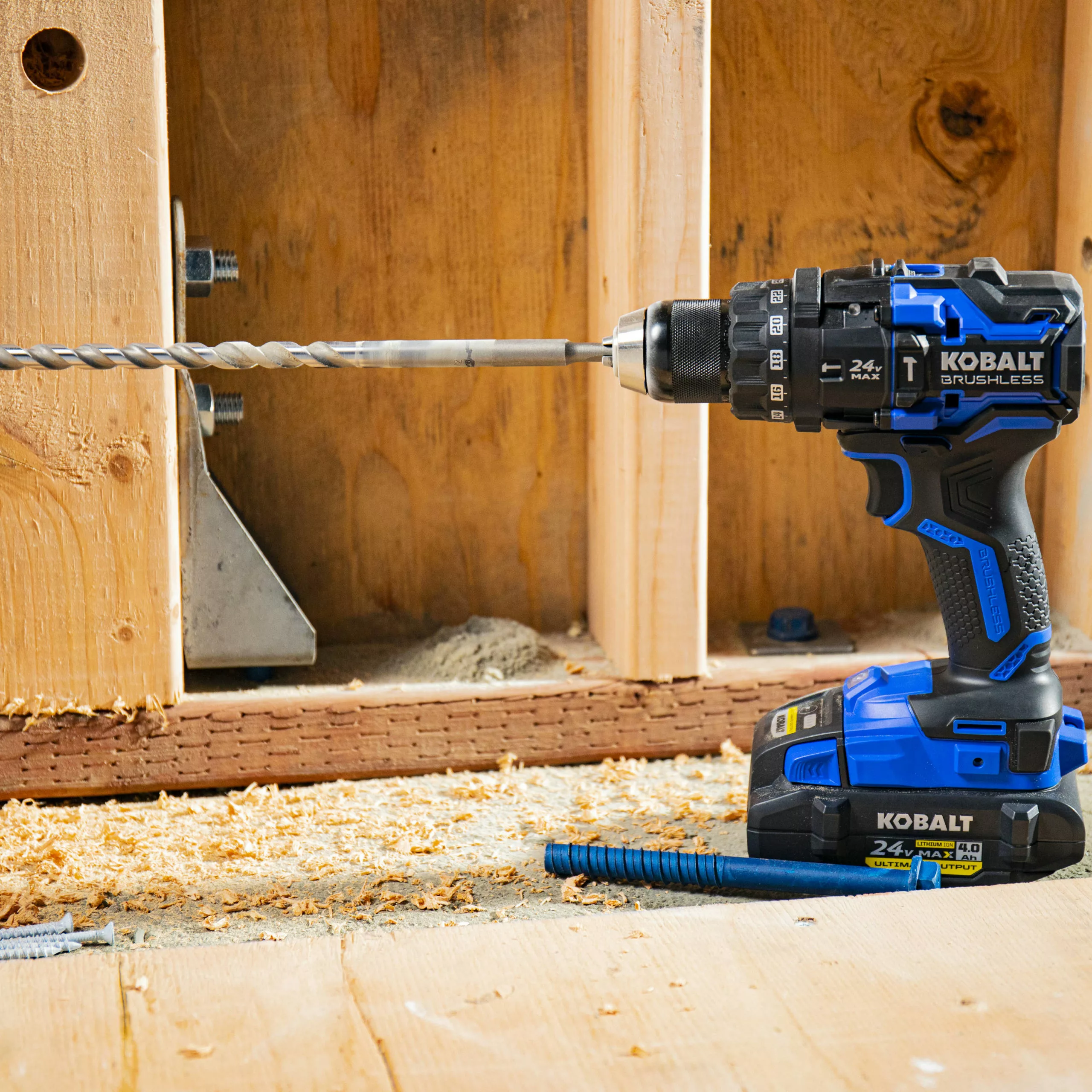 Kobalt XTR 1/2-in 24-volt Max Variable Speed Brushless Cordless Hammer Drill (1-Battery Included) - Power Tools - Image 7