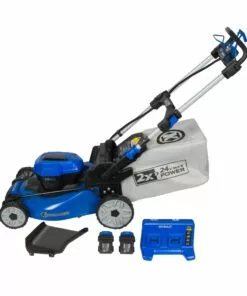Kobalt 24-Volt Brushless 20-in Self-propelled Cordless Electric Lawn Mower 5 Ah (Battery and Charger Included) - Outdoor Tools & Equipment