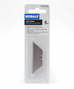 Kobalt Carbon Steel Utility Razor Blade(5-Pack) - Hand Tools