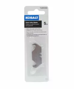 Kobalt Carbon Steel Hook Utility Razor Blade(5-Pack) - Hand Tools