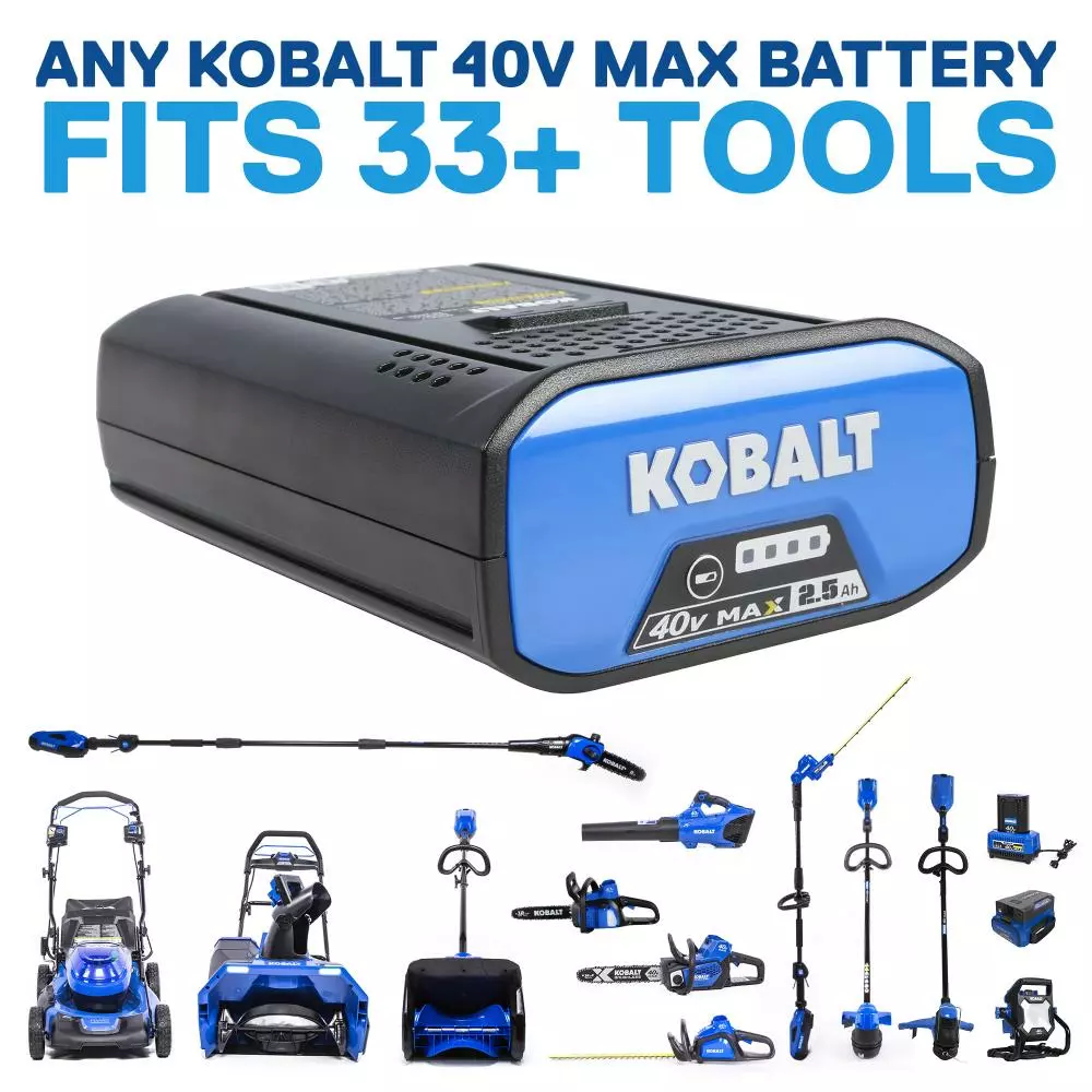 Kobalt 40-Volt Max 16-in Straight Cordless String Trimmer with Attachment Capable and (Battery Included) - Outdoor Tools & Equipment - Image 14