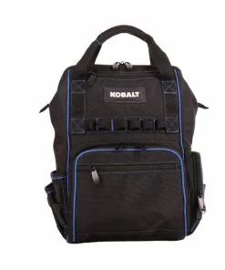Kobalt Blue Black Polyester 11.5-in Backpack - Tool Storage & Work Benches