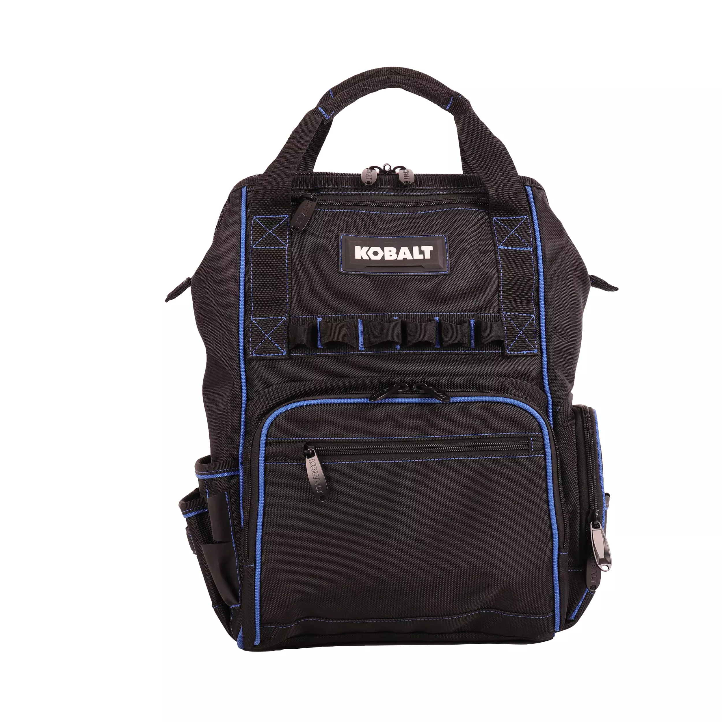 Kobalt Blue Black Polyester 11.5-in Backpack - Tool Storage & Work Benches