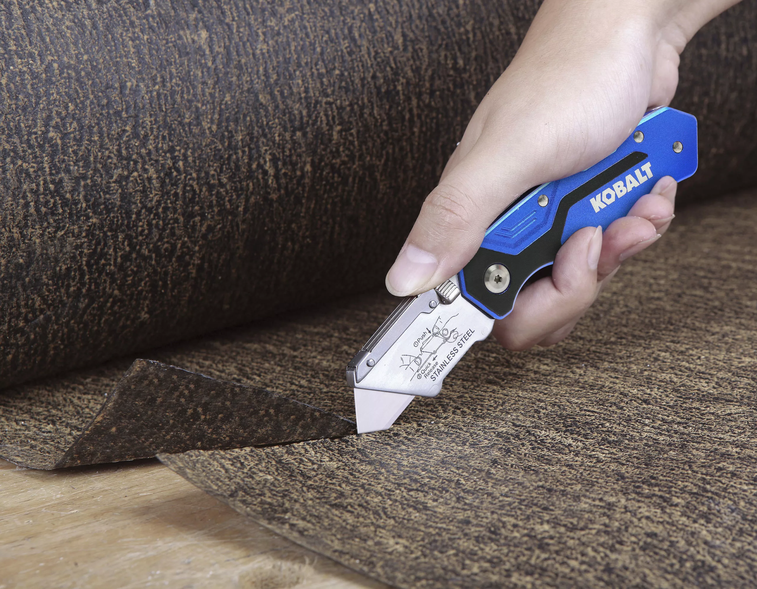 Kobalt 18mm 3-Blade Folding Utility Knife - Hand Tools - Image 7