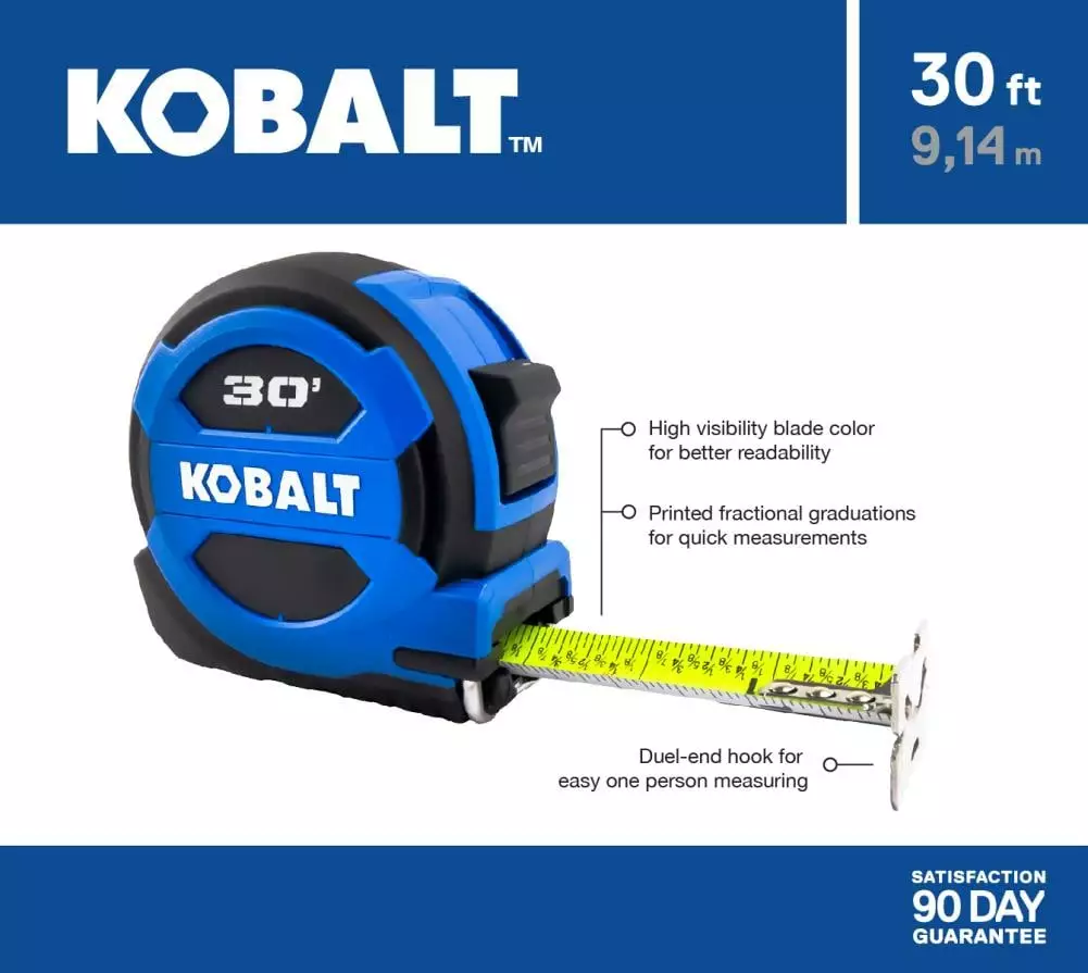 Kobalt Tape measures 30-ft Tape Measure - Levels & Measuring Tools - Image 5