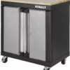Kobalt 28-in W x 32.8-in H x 18.5-in D Steel Freestanding Garage Cabinet - Garage Organization