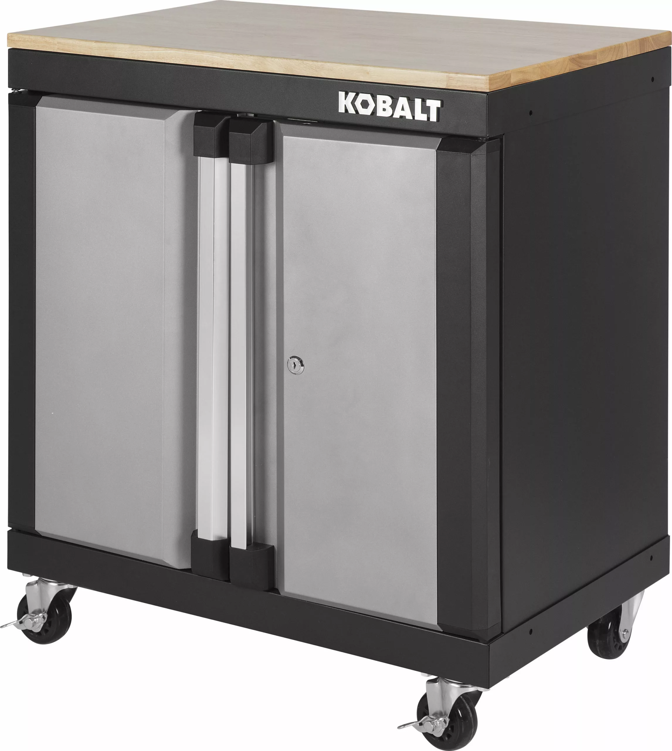 Kobalt 28-in W x 32.8-in H x 18.5-in D Steel Freestanding Garage Cabinet - Garage Organization